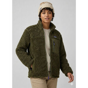 NWT Patagonia Classic Retro-X Fleece Jacket - Olive Green/Basin Green - Size M